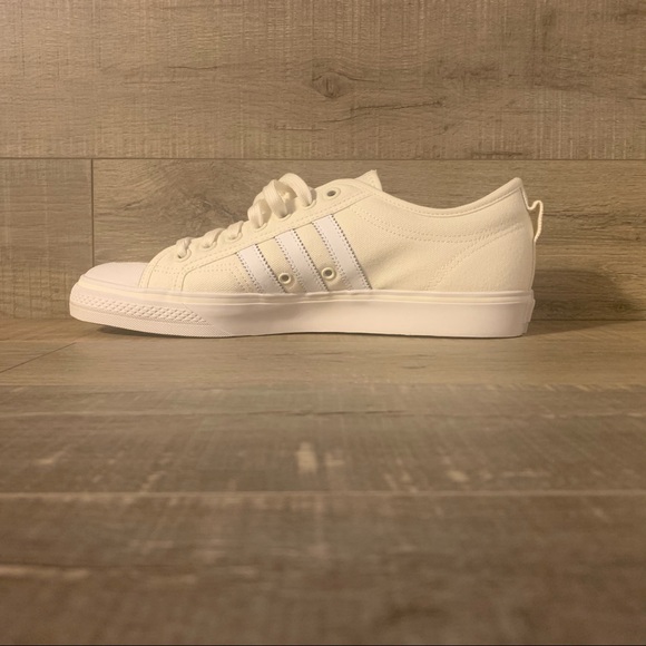 Adidas Men’s Originals Nizza Offwhite /White Shoes - Picture 3 of 4